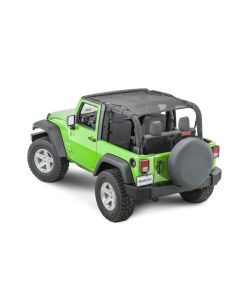 MasterTop  Shademaker Bimini Top Plus for 07-18 Jeep Wrangler JK 2-Door