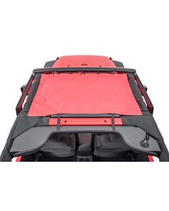 MasterTop  ShadeMaker Freedom Mesh Bimini Top for 07-18 Jeep Wrangler JK