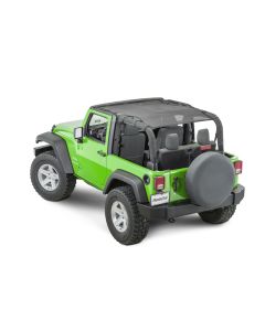 MasterTop  Shademaker Freedom Mesh Bimini Top Plus  for 07-18 Jeep Wrangler JK 2-Door