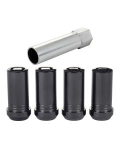MCG TUNER CONE SEAT LOCK 1/2-20 BLK 4PC