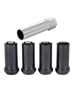 MCG TUNER CONE SEAT LOCK 1/2-20 BLK 4PC