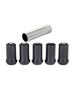 MCG TUNER WHEEL LOCK 4 PACK 1/2-20 BLK