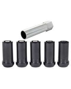 MCG TUNER CONE SEAT LOCK 1/2-20 BLK 5PC