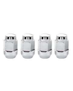 MCG CONE SEAT LUG 1/2-20 3/4IN CHR 4PC