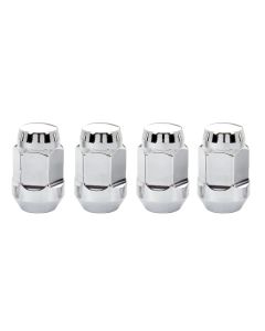 MCG CONE SEAT LUG 1/2-20 3/4IN CHR 4PC
