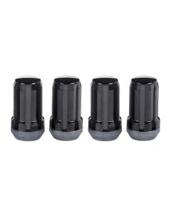 MCG SPLINE LUG NUTS 4 PACK M14X1.5 BLCK