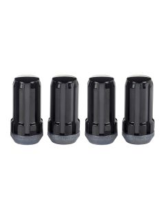 MCG SPLINE LUG NUTS 4 PACK 1/2-20 BLACK