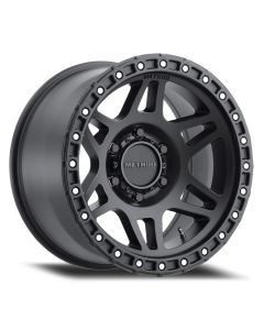 Method Race Wheels  MR312 Simulated Beadlock Alloy Wheel in Matte Black for 07-18 Jeep Wrangler JK and 99-18 Grand Cherokee WJ, WK, & WK2
