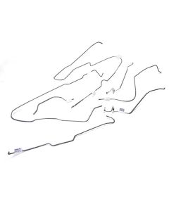 OMIX 16737.44 Steel Brake Line Set for 81-86 Jeep CJ-7 with Manual Drum Brakes