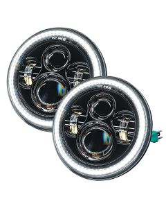 Oracle Lighting 5769-123 LED Projector Headlights with DRL and Turn Signal for 07-18 Jeep Wrangler JK