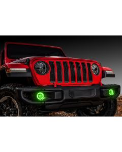 ORACLE FOG LIGHT LED HALO KIT GREEN JL