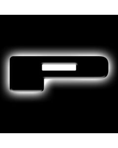 ORACLE Lighting Universal Illuminated LED Letter Badges - Matte Black Surface Finish - P