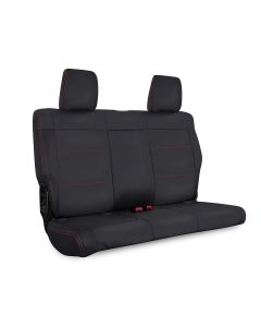 PRP RR SEAT CVR 07-10 JKU BLK RED STICH