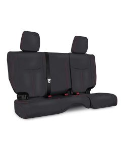 PRP RR SEAT CVR 13-18 JK2DR BLK RED STI