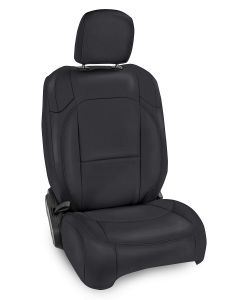 PRP FR SEAT CVR JLU NON RUBI ALL BLACK