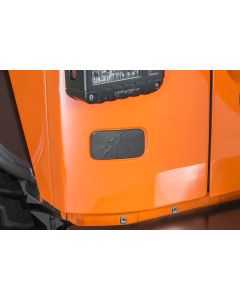 Poison Spyder 17-04-112 Rear License Plate Delete Cover for 07-18 Jeep Wrangler JK
