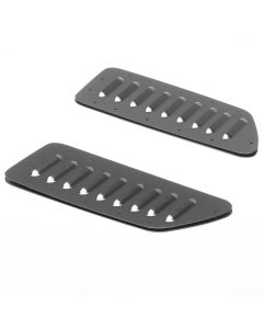 POISON SPYDER HOOD LOUVER BLK JL RUBI