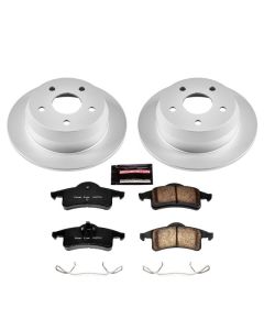 Power Stop CRK2151 Rear Z17 Evolution Geomet Coated Brake Kit for 90-04  Jeep Grand Cherokee WJ