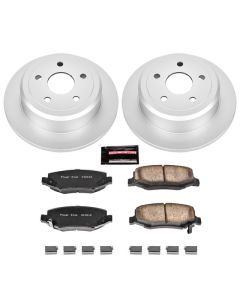 Power Stop CRK3090 Rear Z17 Evolution Geomet Coated Brake Kit for 07-18 Jeep Wrangler JK