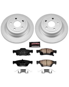 Power Stop CRK5950 Rear Z17 Evolution Geomet Coated Brake Kit for 11-18 Jeep Grand Cherokee WK