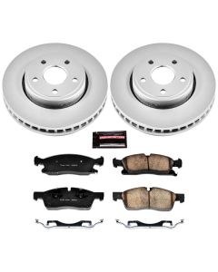 Power Stop CRK5951 Front Z17 Evolution Geomet Coated Brake Kit for 11-16 Jeep Grand Cherokee WK
