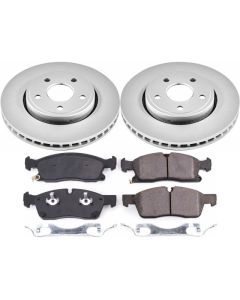 Power Stop CRK7412 Front Z17 Evolution Geomet Coated Brake Kit For 17-18 Jeep Grand Cherokee WK