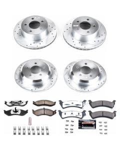 Power Stop K2121-36 Front & Rear Z36 Extreme Performance Truck & Tow Brake Kit for 93-98 Jeep Grand Cherokee ZJ