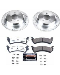 Power Stop K2131-36 Rear Z36 Extreme Performance Truck & Tow Brake Kit for 93-98 Jeep Grand Cherokee ZJ