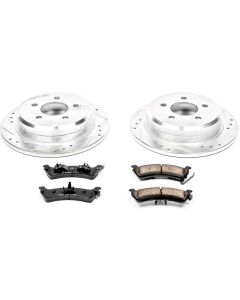 Power Stop K2131 Rear Z23 Evolution Sport Performance 1-Click Brake Kit for 93-98 Jeep Grand Cherokee ZJ