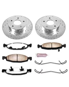 Power Stop K2147-36 Front Z36 Extreme Performance Truck & Tow Brake Kit for 99-02 Jeep Grand Cherokee WJ with Teves Calipers