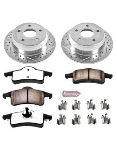 Power Stop K2151-36 Rear Z36 Extreme Performance Truck & Tow Brake Kit for 99-04 Jeep Grand Cherokee WJ