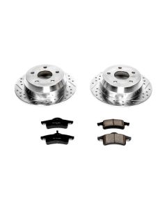Power Stop K2151 Rear Z23 Evolution Sport Performance 1-Click Brake Kit for 99-04 Jeep Grand Cherokee WJ