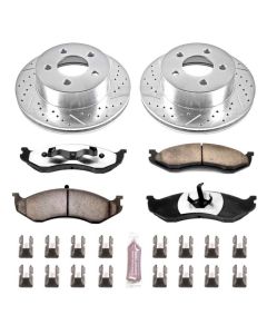 Power Stop K2152-36 Front Z36 Extreme Performance Truck & Tow Brake Kit for 99-06 Jeep Cherokee XJ, Wrangler TJ & Unlimited