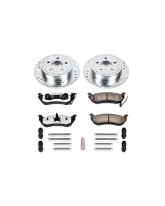 Power Stop K2197-36 Rear Z36 Extreme Performance Truck & Tow Brake Kit for 03-06 Jeep Liberty KK, Wrangler TJ & Unlimited