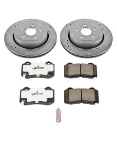 Power Stop K2949-26 Rear Z26 Street Warrior Performance Brake Kit for 06-10 Jeep Grand Cherokee WK
