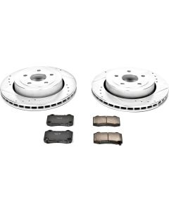 Power Stop K2949 Rear Z23 Evolution Sport Performance 1-Click Brake Kit for 06-10 Jeep Grand Cherokee WK SRT8