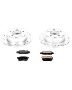 Power Stop K3033 Rear Z23 Evolution Sport Performance 1-Click Brake Kit for 07-13 Jeep Compass & Patriot MK