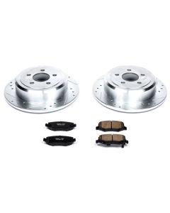 Power Stop K3046 Rear Z23 Evolution Sport Performance 1-Click Brake Kit for 08-12 Jeep Liberty KK