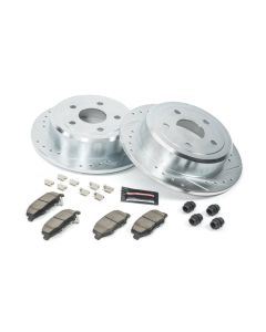 Power Stop K3090-36 Rear Z36 Extreme Performance Truck & Tow Brake Kit for 07-18 Jeep Wrangler JK