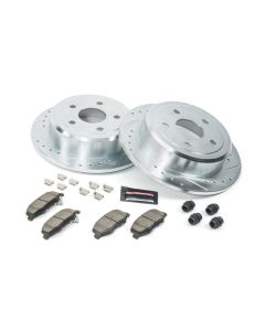 Power Stop K3090-36 Rear Z36 Extreme Performance Truck & Tow Brake Kit for 07-18 Jeep Wrangler JK