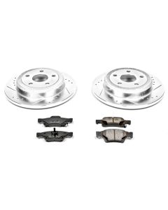 Power Stop K5950 Rear Z23 Evolution Sport Performance 1-Click Brake Kit for 11-14 Jeep Grand Cherokee WK2