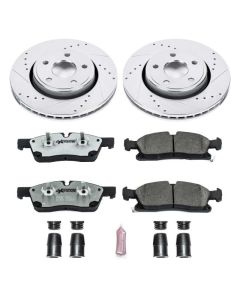 Power Stop K5951-26 Front Z26 Street Warrior Performance Brake Kit for 11-16 Grand Cherokee WK