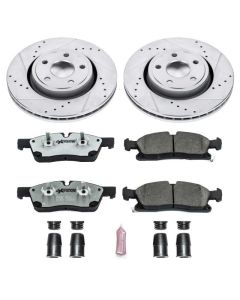 Power Stop K5954-26 Front Z26 Street Warrior Performance Brake Kit for 11-12 Grand Cherokee WK