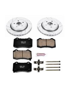 Power Stop K5956 Rear Z23 Evolution Sport Performance 1-Click Brake Kit for 12-14 Jeep Grand Cherokee WK2 SRT8