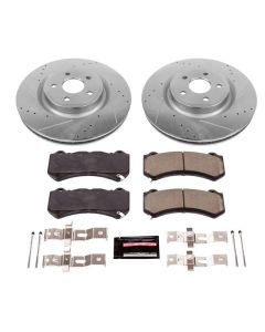 Power Stop K5957 Front Z23 Evolution Sport Performance 1-Click Brake Kit for 12-14 Jeep Grand Cherokee WK2 SRT8