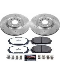 Power Stop K7414-36 Front Z36 Extreme Performance Truck & Tow Brake Kit for 2017 Jeep Cherokee KL