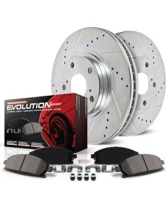 Power Stop  Rear Z23 Evolution Sport Upgrade Brake Kit for 18-20 Jeep Wrangler JL