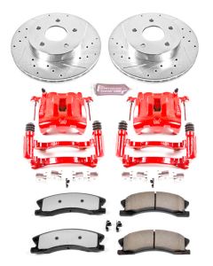Power Stop KC2149-36 Front Z36 Extreme Performance Truck & Tow Brake Kit with Calipers for 99-04 Jeep Grand Cherokee WJ with Akebono Calipers