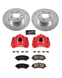 Power Stop KC2160-36 Front  Z36 Extreme Truck and Tow Brake Kit with Calipers for 02-07 Jeep Liberty KJ
