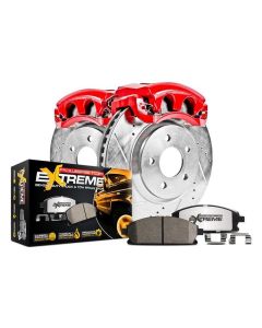 Power Stop KC7133-36 Front Z36 Extreme Performance Truck & Tow Brake Kit with Calipers for 16-18  Jeep Grand Cherokee WK2